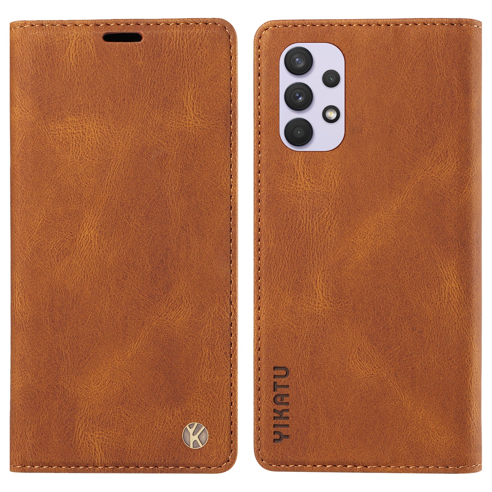 YIKATU YK-004 For Samsung Galaxy A32 4G (EU Version) Magnetic Closing PU Leather Wallet Cover Phone Stand Case YIKATU YK-004 For Samsung Galaxy A32 4G (EU Version) Magnetic Closing PU Leather Wallet Cover Phone Stand Case